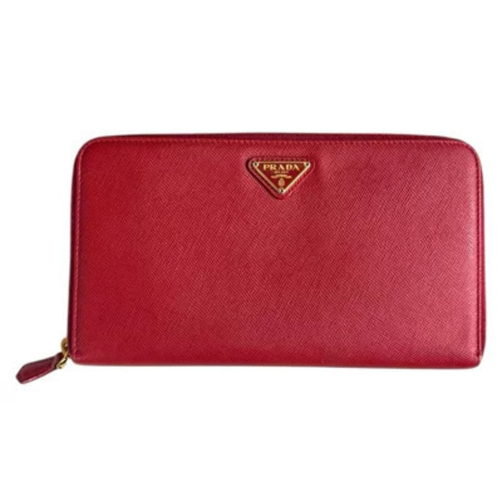 Prada Saffiano Leather Long Wallet